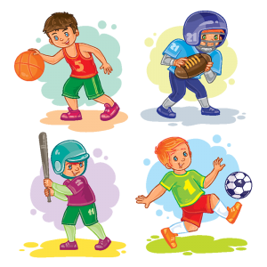 —Pngtree—set icons of boys playing_3562475